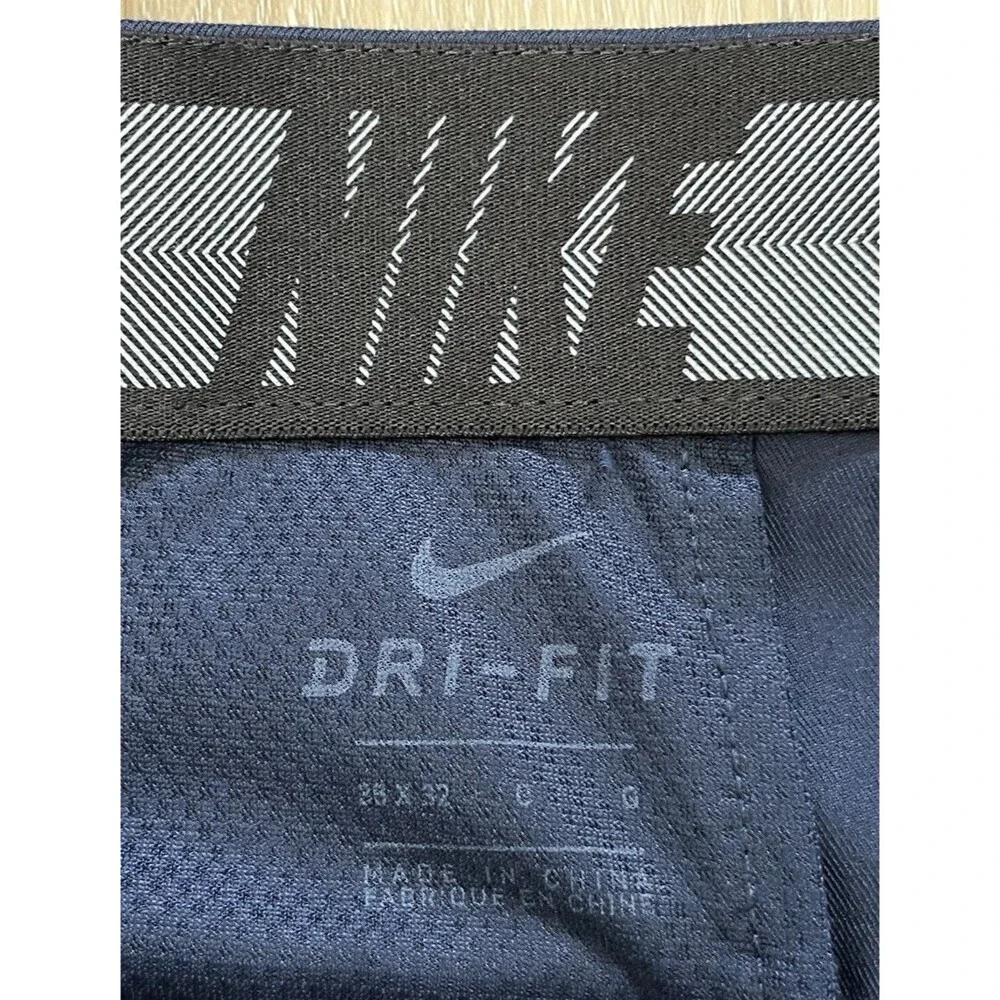 Nike Dri-Fit Blue Performance Straight Leg Chino Pants Men’s 36x32 Stretch Golf